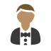 person in tuxedo: medium skin tone — Microsoft