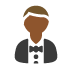 person in tuxedo: medium-dark skin tone — Microsoft