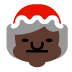 Mrs. Claus: dark skin tone — Microsoft