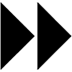 Fast-Forward Button as drawn by Microsoft in Windows 10