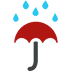 Umbrella with Rain Drops, the design in this release