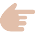 White Right Pointing Index, the design in this release