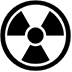 Radioactive as drawn by Microsoft in Windows 10