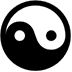 Yin Yang as drawn by Microsoft in Windows 10