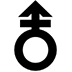 Vertical Male with Stroke Sign, the design in this release