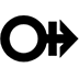 Horizontal Male with Stroke Sign, the design in this release