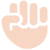 Raised Fist: Light Skin Tone, the design in this release