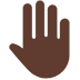Raised Hand: Dark Skin Tone, the design in this release