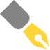 Black Nib as drawn by Microsoft in Windows 10