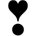 Heart Exclamation, the design in this release