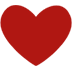 Red Heart as drawn by Microsoft in Windows 10
