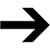 Right Arrow as drawn by Microsoft in Windows 10