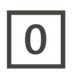 Keycap: 0 as drawn by Microsoft in Windows 10