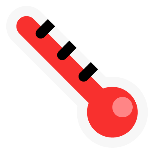 ترمومتر as drawn by Microsoft in Windows 11 22H2