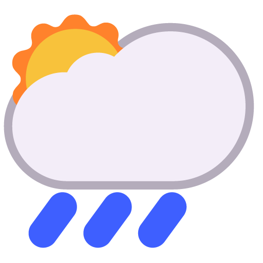 Sun Behind Rain Cloud as drawn by Microsoft in Windows 11 22H2