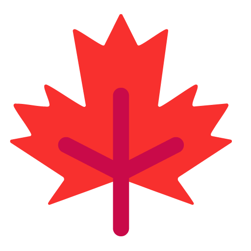 Maple Leaf as drawn by Microsoft in Windows 11 22H2