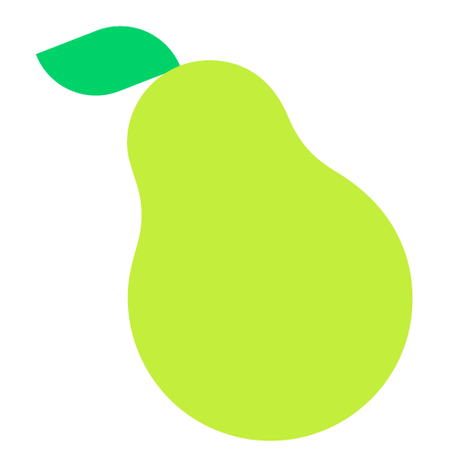 Pear as drawn by Microsoft in Windows 11 22H2