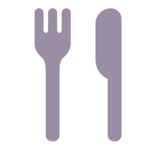 Fork and Knife as drawn by Microsoft in Windows 11 22H2
