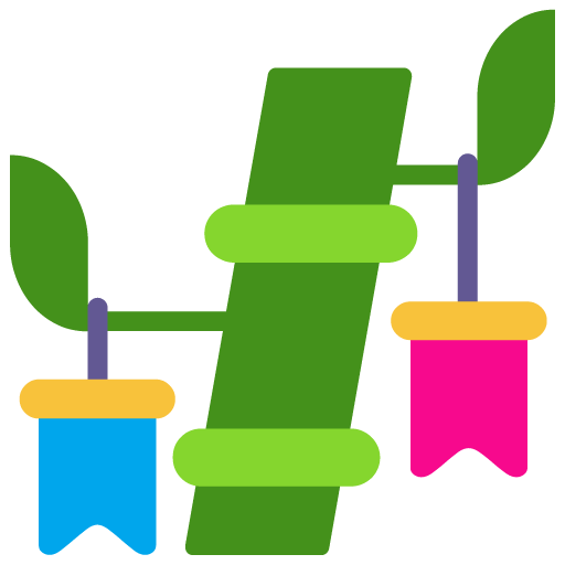 Tanabata Tree as drawn by Microsoft in Windows 11 22H2
