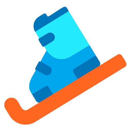 Skis as drawn by Microsoft in Windows 11 22H2