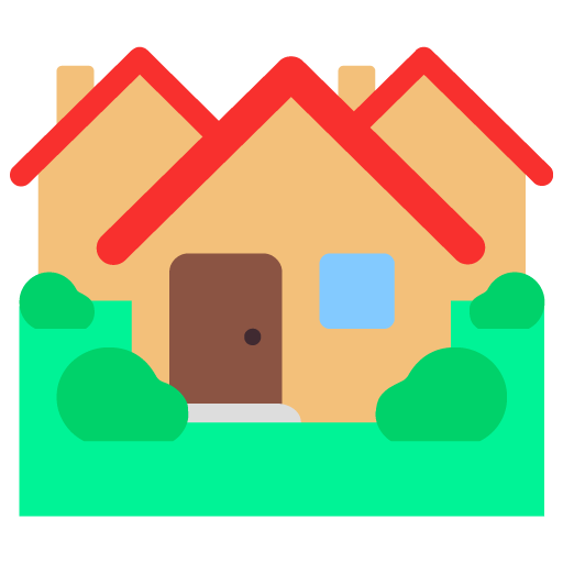 Houses as drawn by Microsoft in Windows 11 22H2