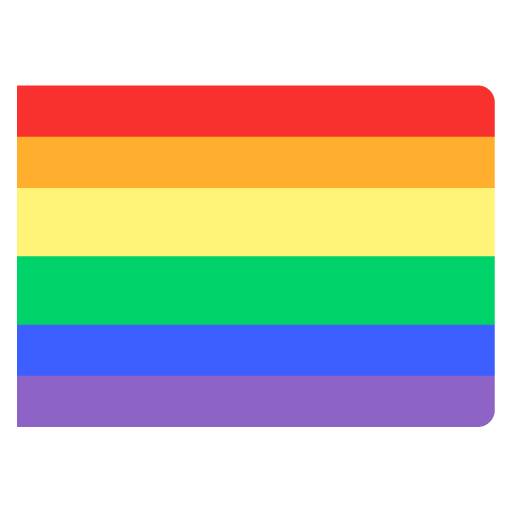 Rainbow Flag as drawn by Microsoft in Windows 11 22H2