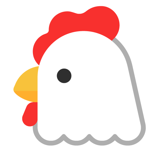 Chicken as drawn by Microsoft in Windows 11 22H2
