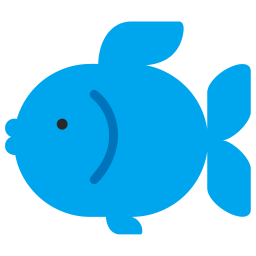 Fish as drawn by Microsoft in Windows 11 22H2