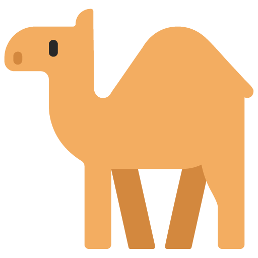 Camel as drawn by Microsoft in Windows 11 22H2
