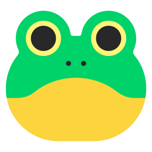 Frog as drawn by Microsoft in Windows 11 22H2
