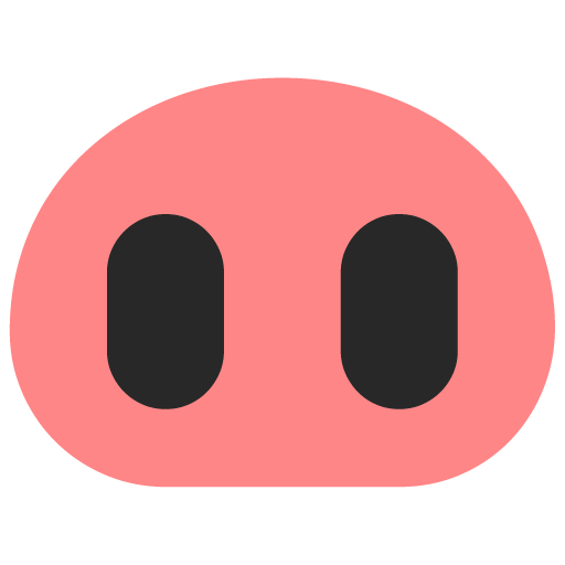 Pig Nose as drawn by Microsoft in Windows 11 22H2