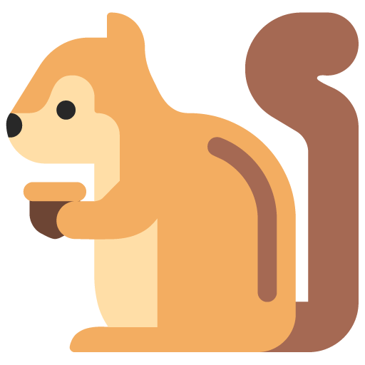 Streifenhörnchen as drawn by Microsoft in Windows 11 22H2
