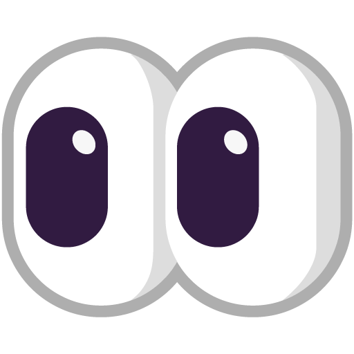 Eyes as drawn by Microsoft in Windows 11 22H2