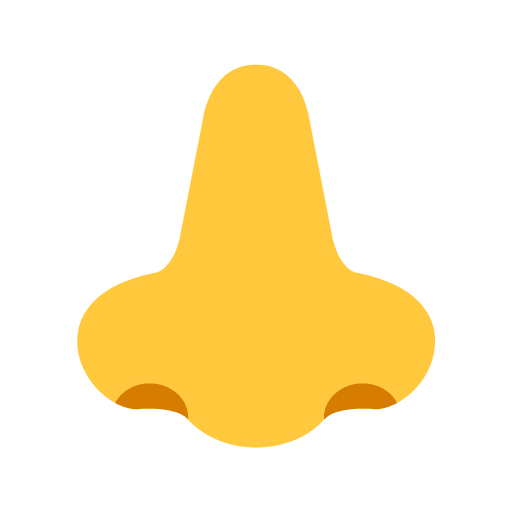 Nose as drawn by Microsoft in Windows 11 22H2