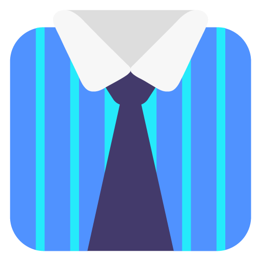 Necktie as drawn by Microsoft in Windows 11 22H2