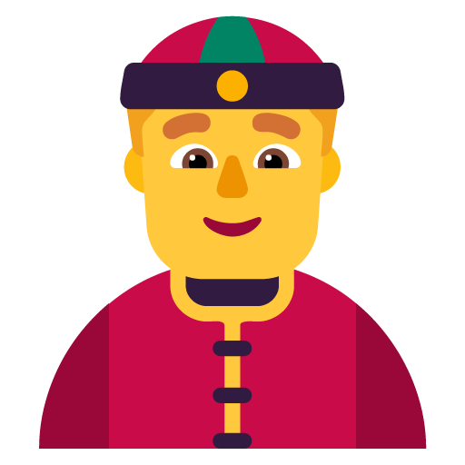 Person with Skullcap as drawn by Microsoft in Windows 11 22H2