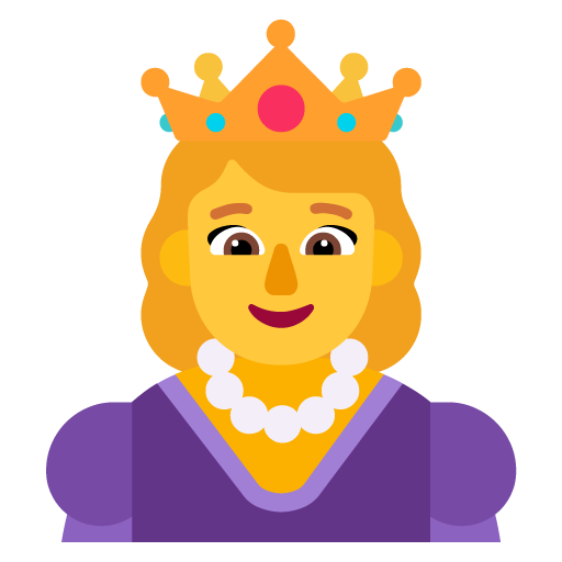 Princess as drawn by Microsoft in Windows 11 22H2