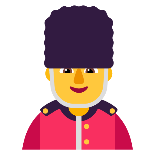 Man Guard as drawn by Microsoft in Windows 11 22H2