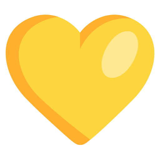 Coração Amarelo as drawn by Microsoft in Windows 11 22H2