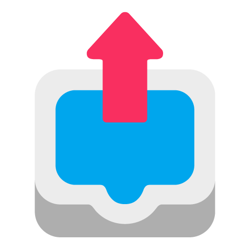 Outbox Tray as drawn by Microsoft in Windows 11 22H2