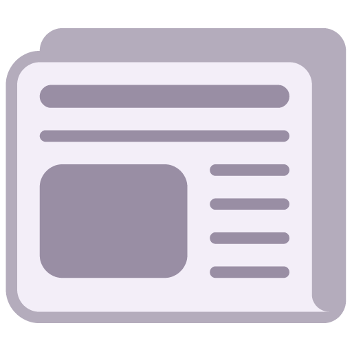 Newspaper as drawn by Microsoft in Windows 11 22H2