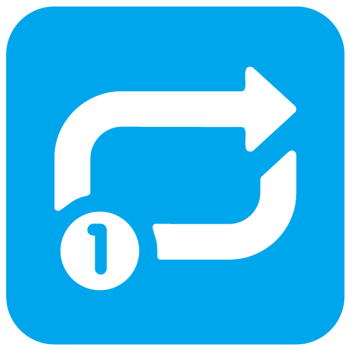 Repeat Single Button as drawn by Microsoft in Windows 11 22H2