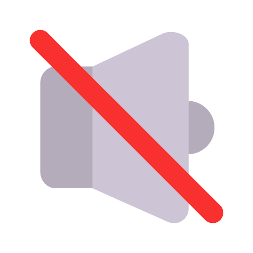 Muted Speaker as drawn by Microsoft in Windows 11 22H2