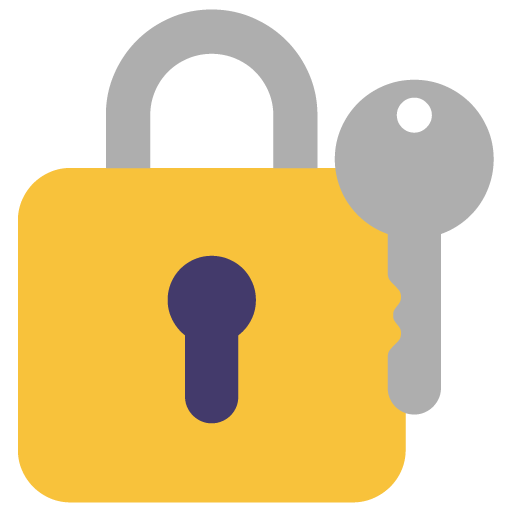 Locked with Key as drawn by Microsoft in Windows 11 22H2