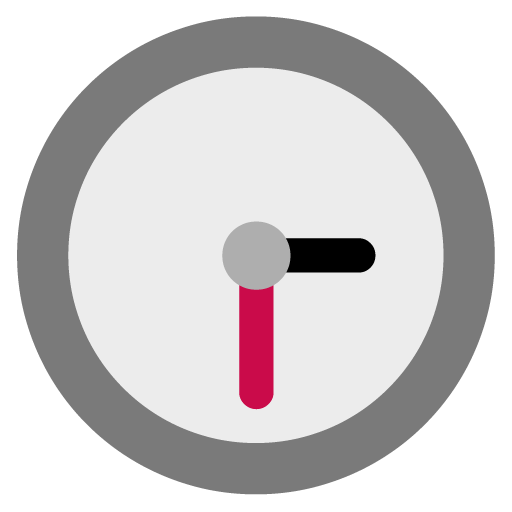 Three-Thirty as drawn by Microsoft in Windows 11 22H2