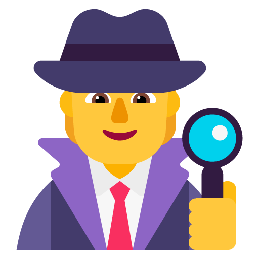 Detective as drawn by Microsoft in Windows 11 22H2