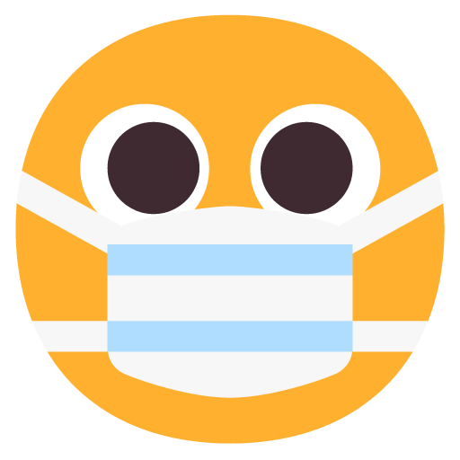 Face with Medical Mask, the previous design
