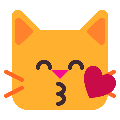 Kissing Cat, the previous design