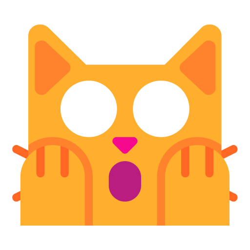 Weary Cat as drawn by Microsoft in Windows 11 22H2
