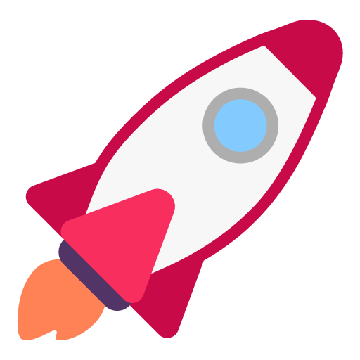 Rocket as drawn by Microsoft in Windows 11 22H2